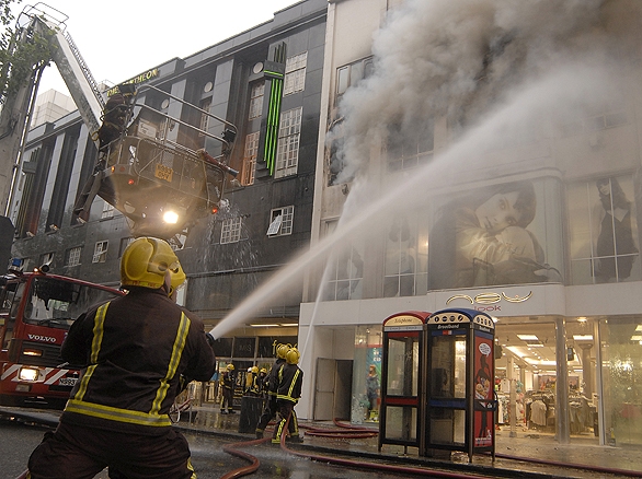 New Look Oxford Street fire, 2007