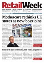 Front cover of Retail Week magazine
