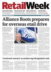 Front cover of Retail Week magazine