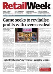 Front cover of Retail Week magazine