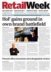 Front cover of Retail Week magazine
