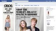 Asos was one of the first retailers to open a transactional Facebook store