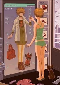 New technology, such as magic mirrors, could boost retailers' sales by 4% by 2014