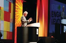 Bill Clinton takes to the stage