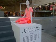 J. Crew's London pop-up store