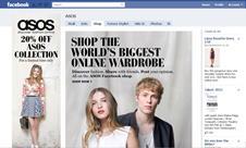 Asos was one of the first retailers to open a transactional Facebook store