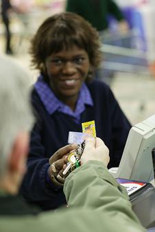 Checkout at Tesco checkout