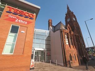 Birmingham, Tesco’s Springhill store directly links into the local library