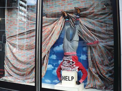 Harvey Nichols’ windows focus on creativity rather than kitsch