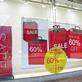 Sale window display
