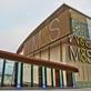 The outsize logos of the anchor stores, such as M&S, can all be seen from the exterior
